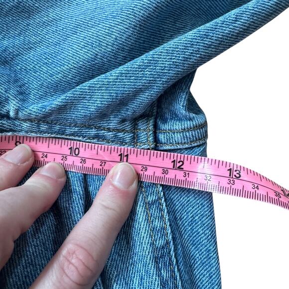 AGOLDE Fen High Rise Relaxed Taper Jean Wander Wash Distressed - Picture 8 of 11